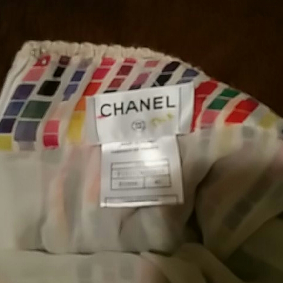 Silk skirt with cashmere lining - Picture 3 of 6